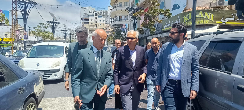 البساط استكمل جولته الجنوبية مع ابو حيدر في صيدا: الجنوب هو النبض الاقتصادي