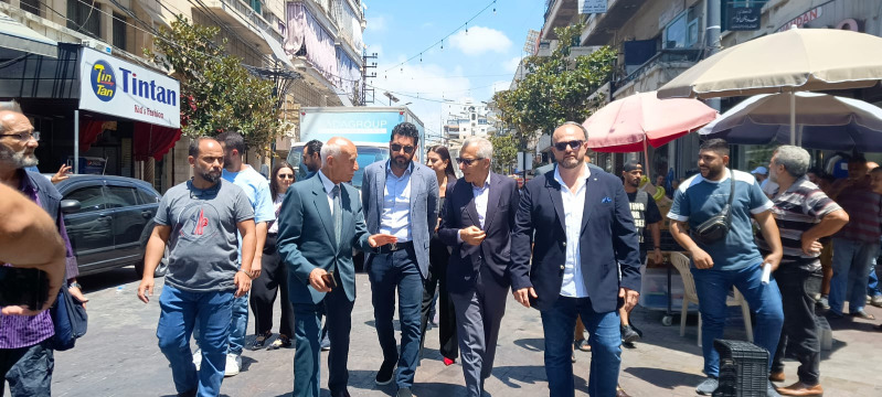 البساط استكمل جولته الجنوبية مع ابو حيدر في صيدا: الجنوب هو النبض الاقتصادي