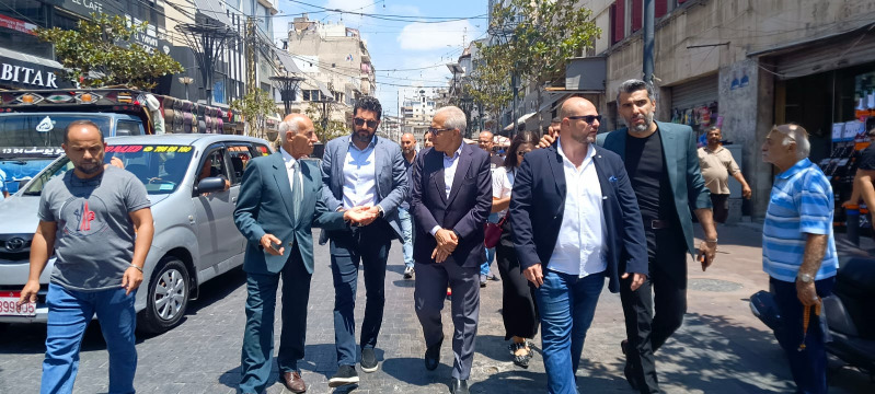 البساط استكمل جولته الجنوبية مع ابو حيدر في صيدا: الجنوب هو النبض الاقتصادي
