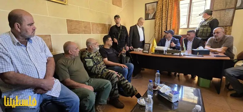 اللواء العبد يزور مخيم عين الحلوة ويؤكد اهتمام القيادة الوطنية بأمن أبناء الشعب الفلسطيني