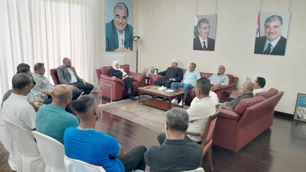 بهية الحريري تلتقي وفداً من بلدية البرغلية وتستمع لمطالب سائقي الشاحنات وعربات "التوك توك"