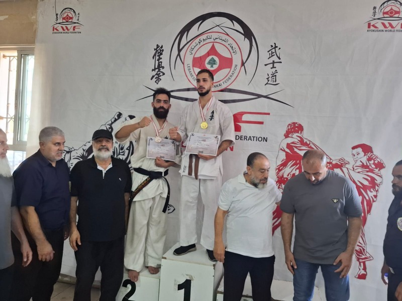 نادي الهدى الرياضي _ حارة صيدا شارك في بطولة لبنان للكيوكوشنكاي  ويحصد 11 مركزا