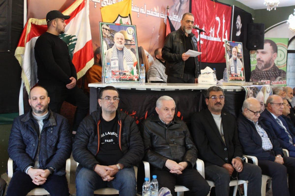 حركة "فتح" تُؤبِّن المقدم ناصر معروف في "تجمع المعشوق"