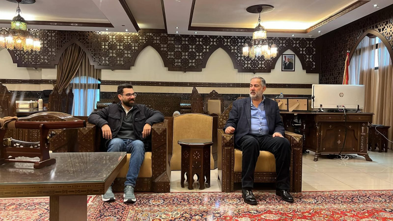 النائب سعد يبحث مع محافظ الجنوب أوضاع النازحين ومراكز استقبالهم