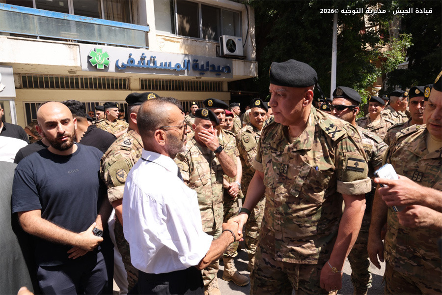 قيادة الجيش وأهالي بيروت يشيّعون العميد الشهيد وسام صبره بمراسم عسكرية مهيبة
