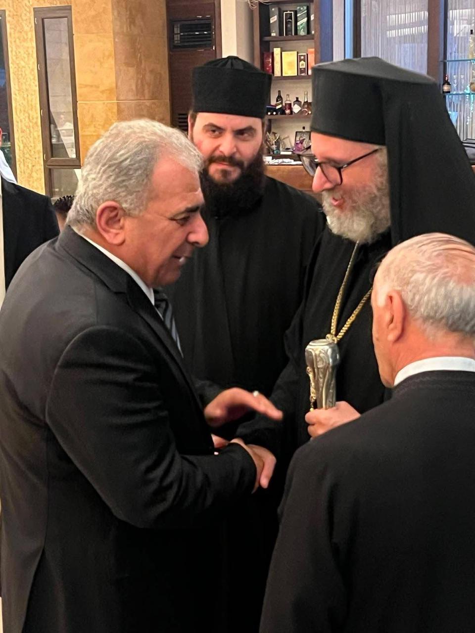 السفير الاسعد يلبي دعوة رعية كنيسة الصعود الالهي للروم الارثوذكس - كفر حباب - غزير