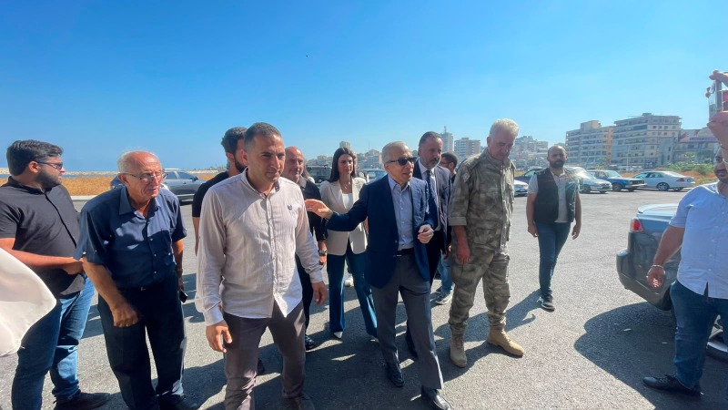 الوزير البساط في صيدا: جولة ميدانية تشمل المرفأ والأسواق ولقاءات مع فعاليات المدينة
