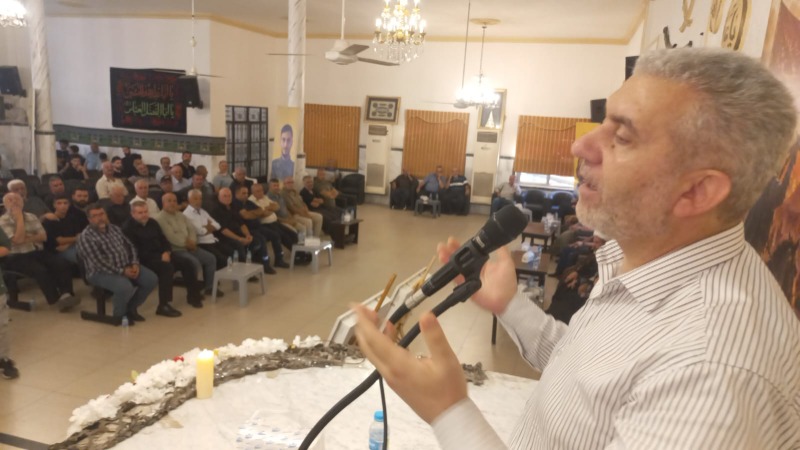 "الحزب" أحيا ذكرى شهداء "العصف المأكول" في رومين.. وبيرم يؤكد: نحن النشيد الوطني وسيادة المستقبل
