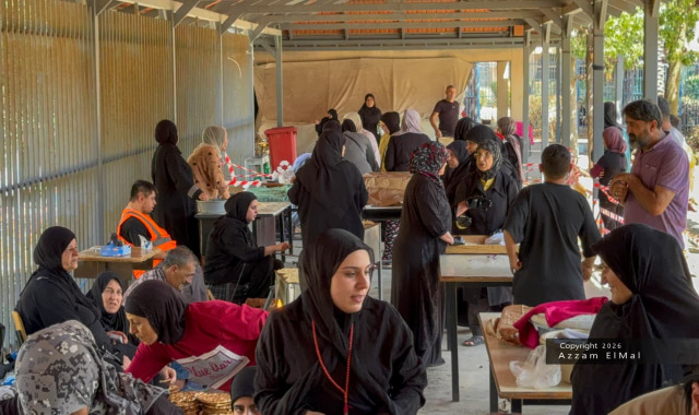 يوم قروي في مركز استقبال النازحين بمعهد صيدا الفني يعيد لأهالي الجنوب أجواء الضيعة