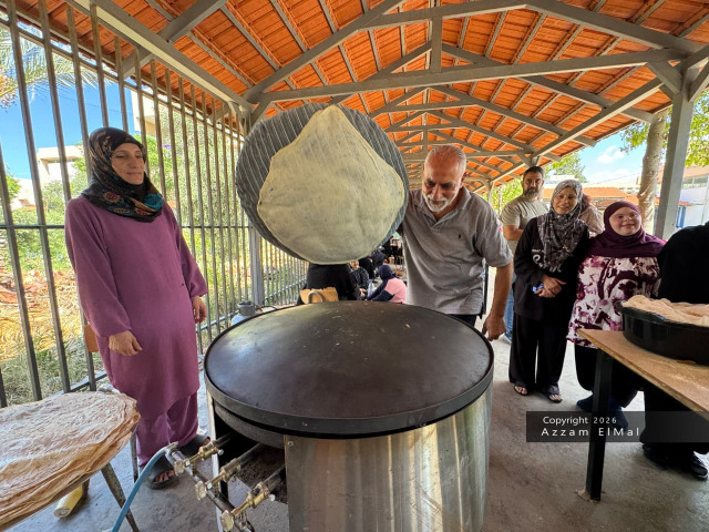 يوم قروي في مركز استقبال النازحين بمعهد صيدا الفني يعيد لأهالي الجنوب أجواء الضيعة