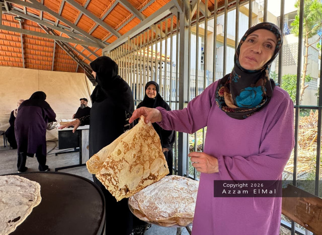 يوم قروي في مركز استقبال النازحين بمعهد صيدا الفني يعيد لأهالي الجنوب أجواء الضيعة