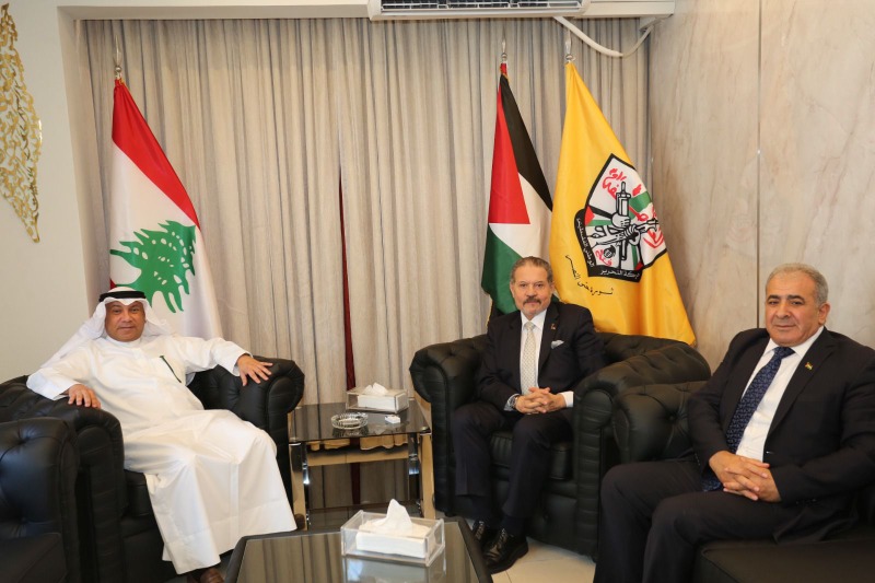 السفير الكويتي في زيارة بروتوكولية إلى سفارة دولة فلسطين