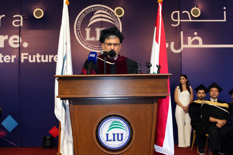 الجامعة اللبنانية الدولية LIU فرع صيدا تحتفل بتخريج طلابها للعام 2026 برعاية النائب حسن مراد