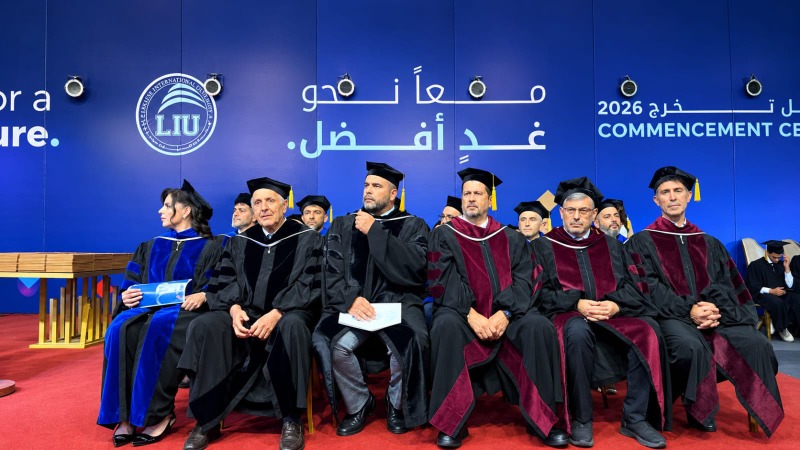 الجامعة اللبنانية الدولية LIU فرع صيدا تحتفل بتخريج طلابها للعام 2026 برعاية النائب حسن مراد