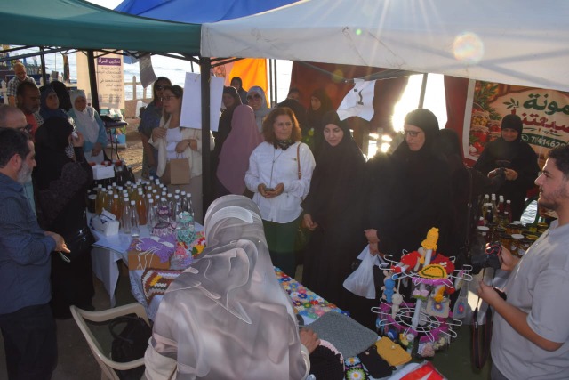 جمعية جبل عامل الإنمائية افتتحت معرضها خيرات أرضي في الغازية برعاية الوزير نزار