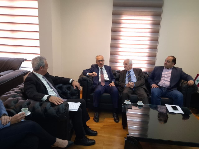 من المرفأ إلى الاستثمار.. البساط  وحجازي يبحثان خارطة النهوض الاقتصادي لصيدا