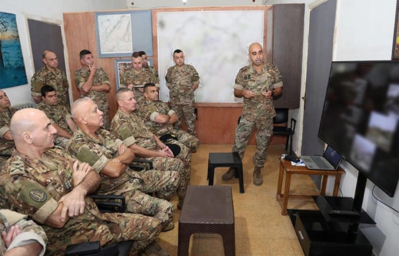 قائد الجيش بالنيابة يتفقّد عددًا من مراكز الجيش عند الحدود اللبنانية السورية