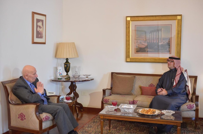 السفير بخاري زار الرئيس الحسيني والتقى نظيره الهندي: المملكة تقف على مسافة واحدة من كل الأطراف