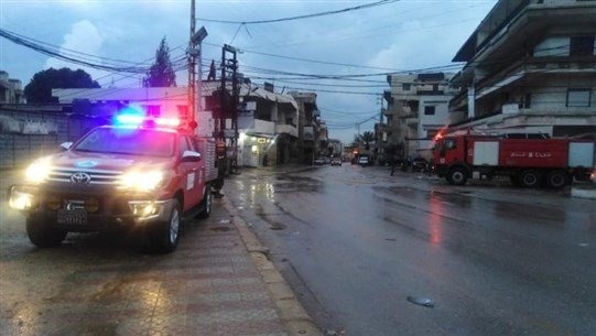 حريق في محوّل كهربائي يتسبّب بانقطاع التيار