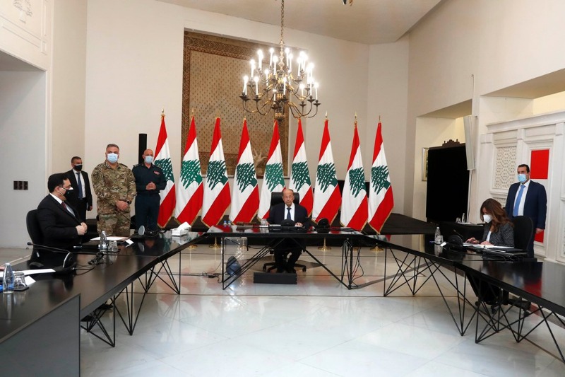 الرئيس دياب خلال اجتماع بعبدا: نحن مع المملكة في محاربة شبكات التهريب