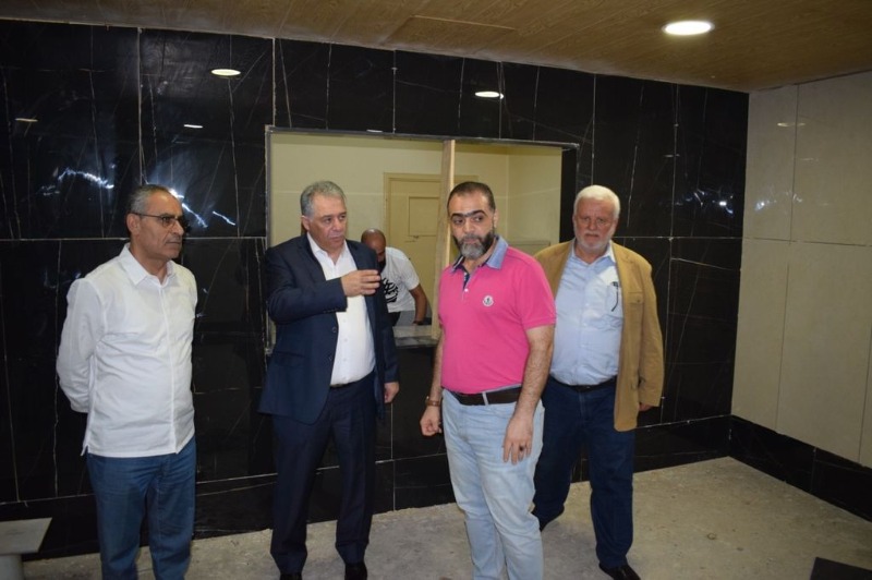السفير دبور وأبو العردات اطلعا على تطوّرات "مستشفى الهمشري"