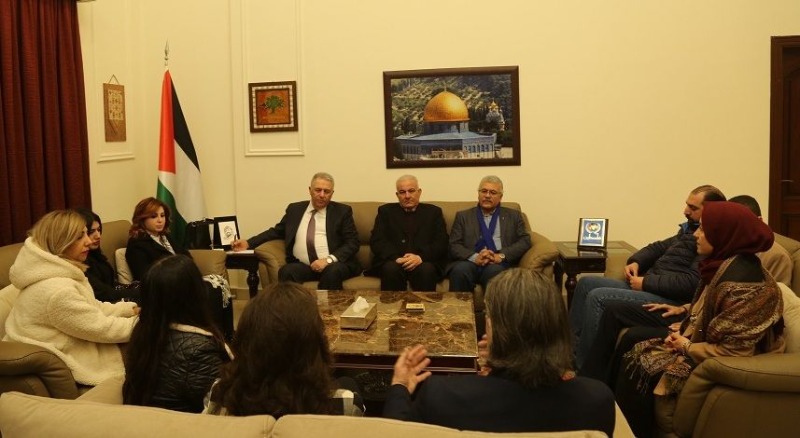 السفير دبور بحث مع سفير فنزويلا ووفد حقوقي التطوّرات الفلسطينية