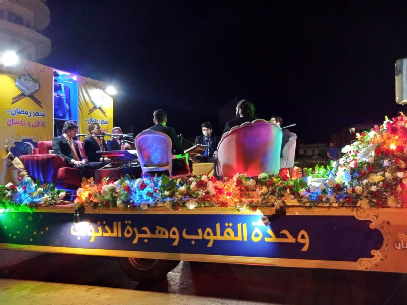 حزب الله اختتم نشاط الحافلة الرمضانية في احياء صيدا وعين الحلوة والفازية