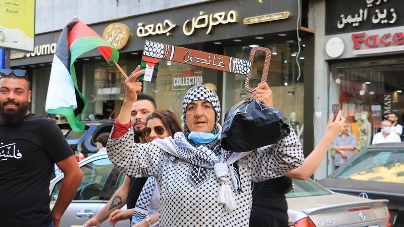مسيرة حاشدة في صيدا دعماً للشعب الفلسطيني ومقاومته الباسلة
