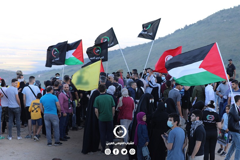 القومي العربي يحتفل بالانتصار الفلسطيني