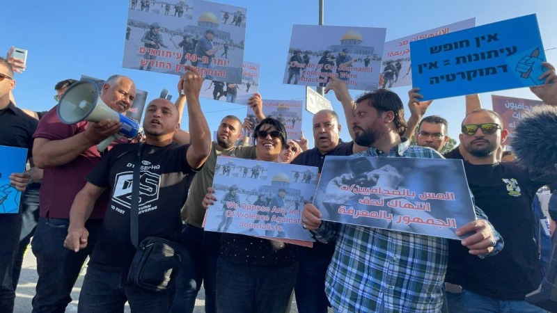 الآن: وقفة تضامنية ينظّمها صحافيون في حي الشيخ جرّاح