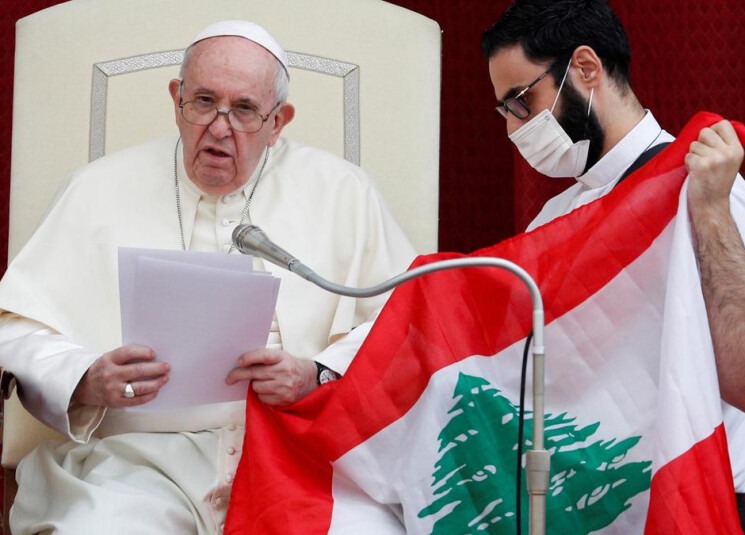 البابا فرنسيس يلتقي بممثلين عن مسيحيي لبنان أول تموز