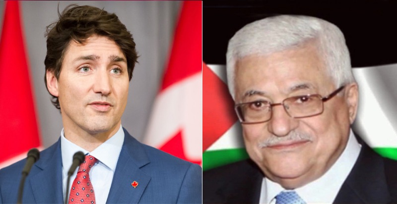 اتصال هاتفي بين الرئيس عباس ورئيس الوزراء الكندي