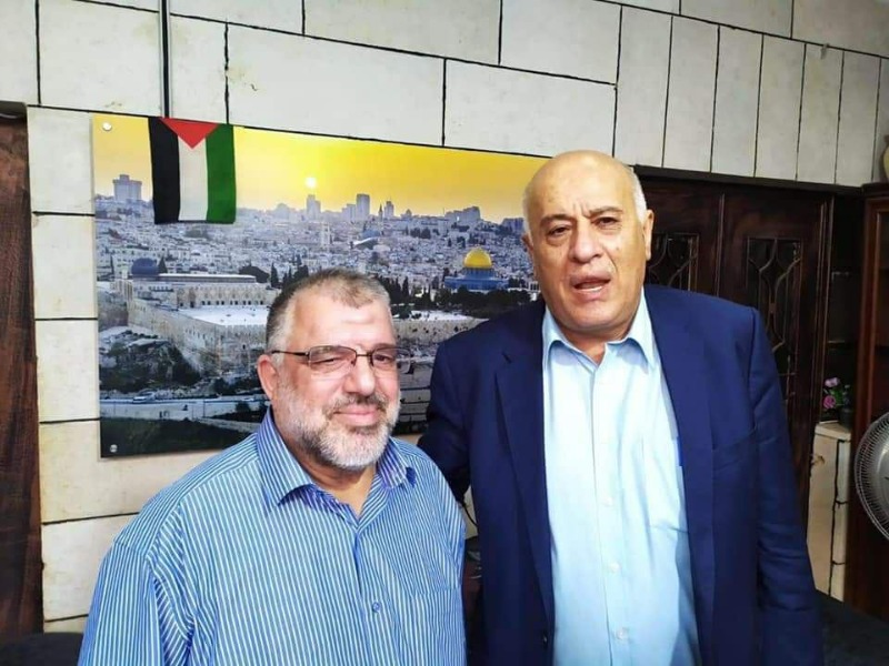 الرجوب يتقدم بالتهاني إلى القيادي بحركة "حماس" الشيخ حسن يوسف بالافراج عنه من سجون الاحتلال