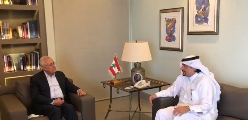 الرئيس سليمان استقبل سفير قطر: لتضامن عربي يحبط المخططات التخريبية
