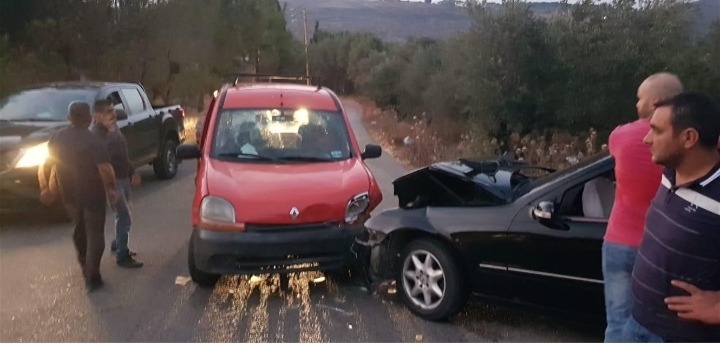 حادث سير على طريق عام بلدة بينو