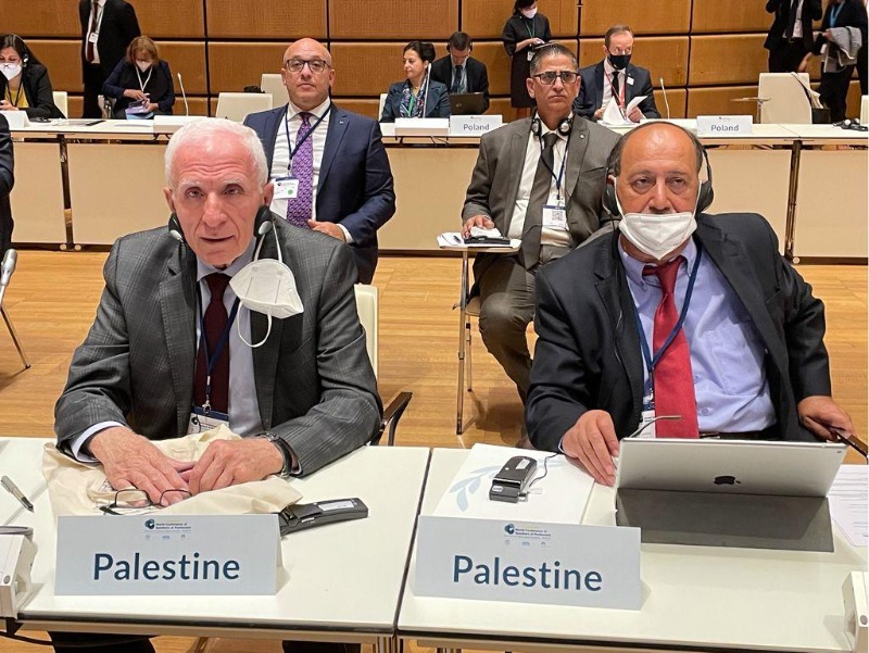 المجلس الوطني الفلسطيني يشارك في المؤتمر العالمي لرؤساء برلمانات العالم في فيينا