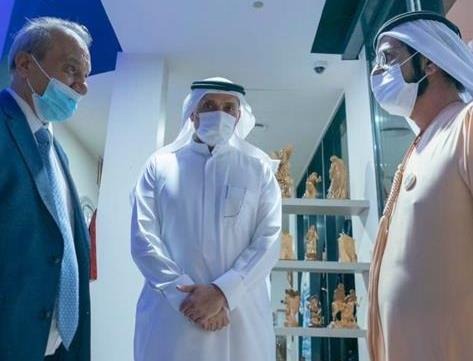 رئيس المخابرات ماجد فرج يلتقي بالشيخ محمد بن راشد في “إكسبو دبي”