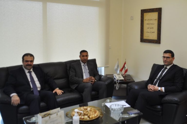 السفير البراك يلتقي وزير الزراعة اللبناني