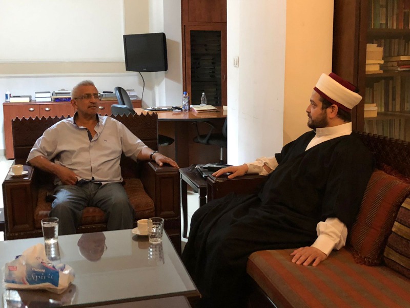 النائب أسامة سعد التقى المفتي الشيخ مدرار الحبال