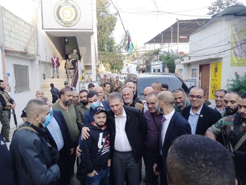 السفير دبور يتفقّد مخيّم البداوي ويطّلع على أوضاع وهموم أبناء الشعب الفلسطيني
