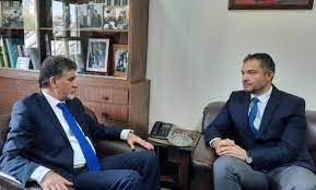 السفير عبد الهادي يطلع القائم بأعمال سفارة رومانيا على آخر التطورات
