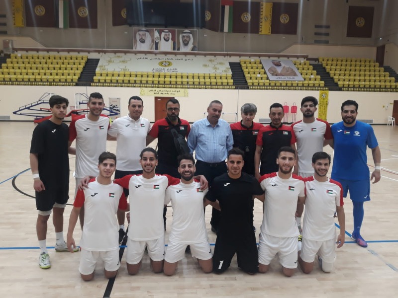 منتخب فلسطين لكرة الصالات يستعد لمواجهة السعودية في تصفيات غرب آسيا