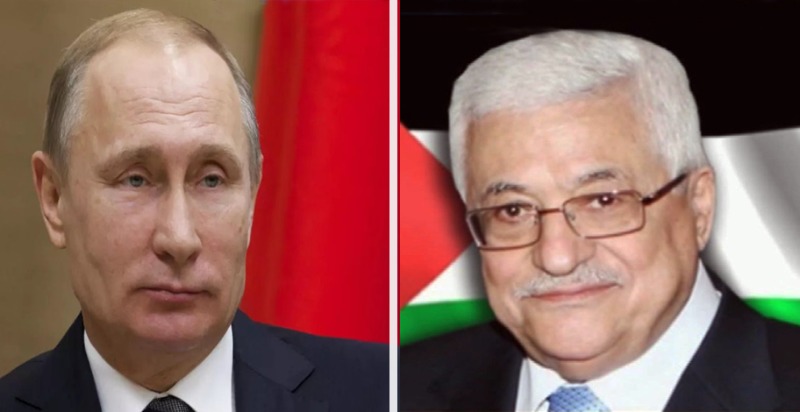 اتصال هاتفي بين الرئيس عباس ونظيره الروسي يبحث آخر تطورات القضية الفلسطينية والدولية