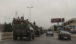 انتشار واسع للجيش في مدينه صيدا عشية الانتخابات النيابية