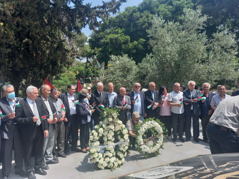 في ذكرى النكبة: اكاليل ورد ووقفة تحية للشهداء وفاء من اعضاء المجلس الوطني الفلسطيني في لبنان