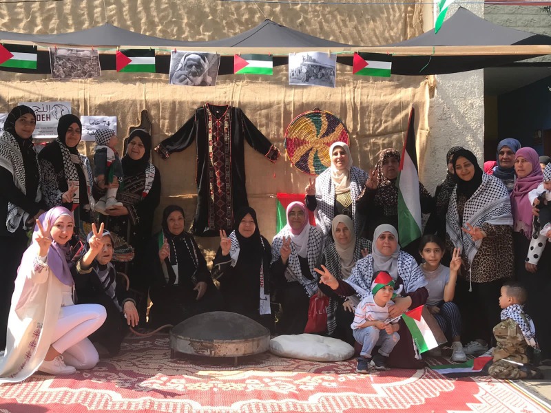 الجمعيات الأهلية الفلسطينية في مخيم عين الحلوة تحيي ذكرى النكبة