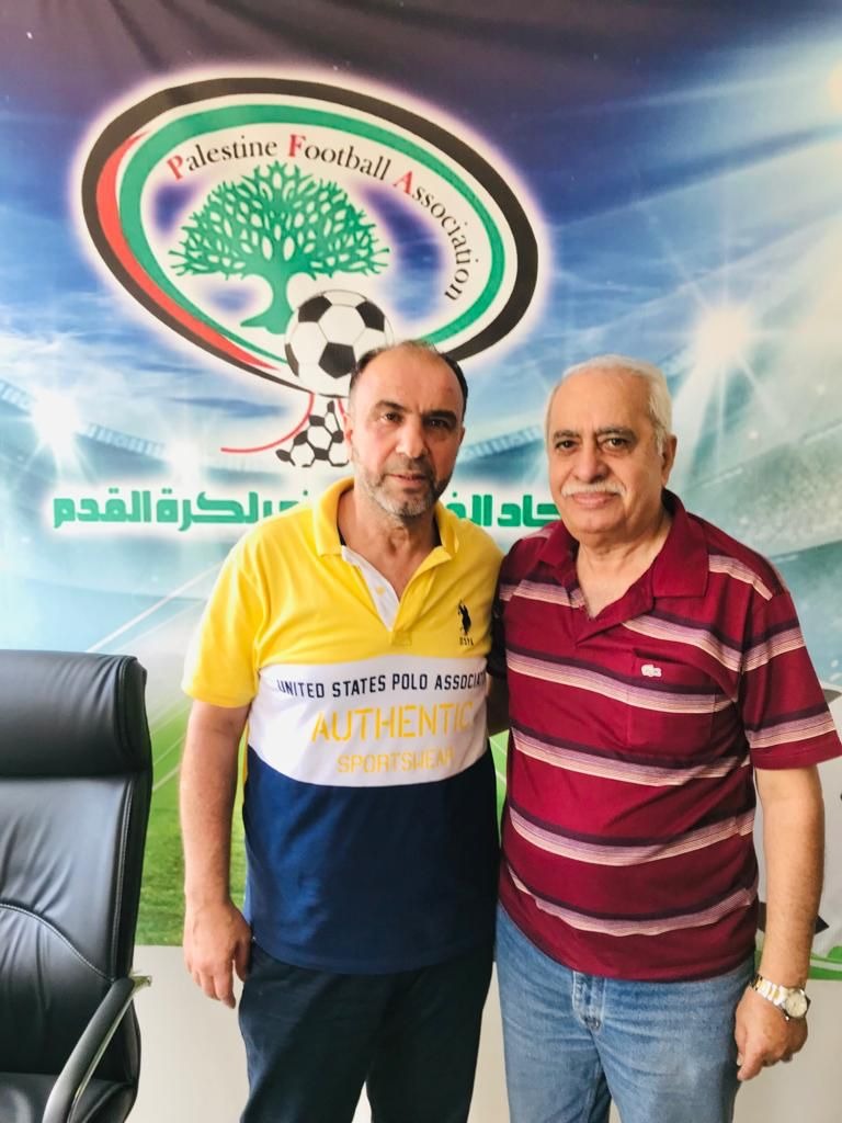 رئيس الاتحاد الفلسطيني لكرة القدم في الشتات يستقبل مسؤول المكاتب الحركية