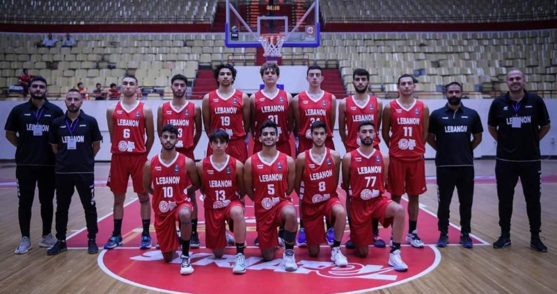 منتخب لبنان للشباب بطلا لغرب آسيا بكرة السلة