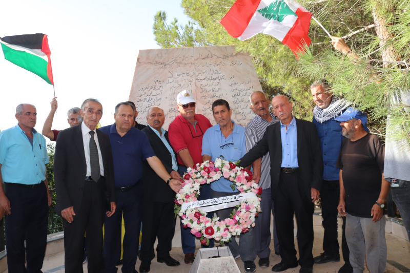 "فتح" و"جمعية التواصل اللبناني الفلسطيني" في زيارة حولا وصفد البطيخ