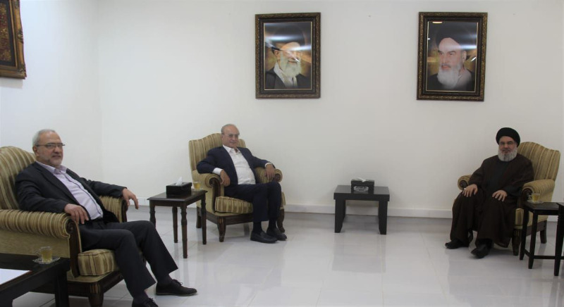 السيد نصرالله يستقبل رئيس حزب التوحيد العربي وئام وهاب